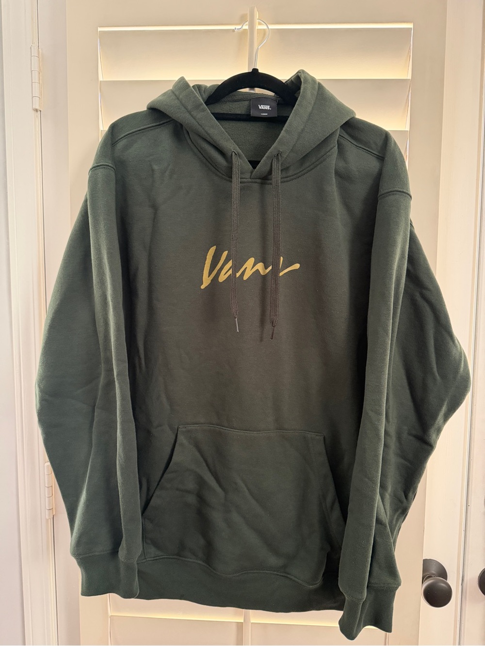 Vans Men's Green Hoodie Sweatshirt sz Large